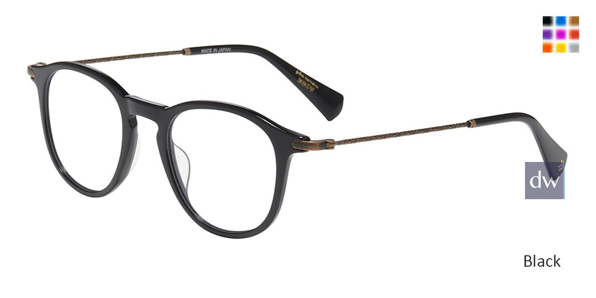 Black      John Varvatos VJV421 Eyeglasses