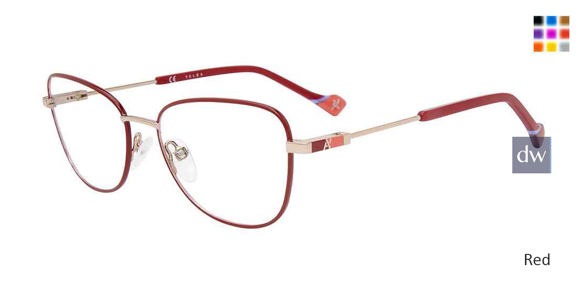 Red Yalea VYA023L Eyeglasses