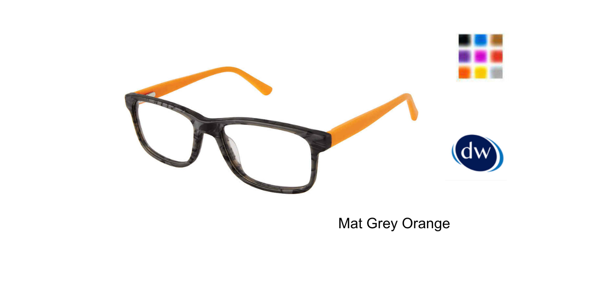 Mat Grey Orange