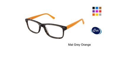 Mat Grey Orange