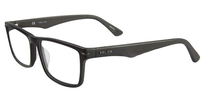 Matte Black (703) Police VPL391 Eyeglasses.