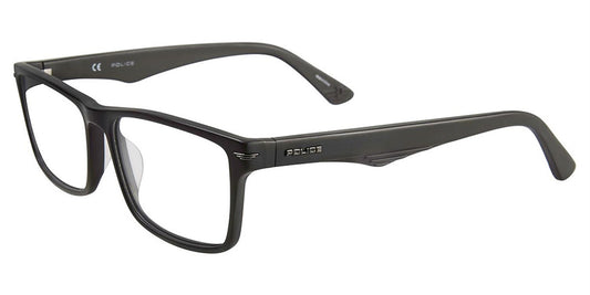 Matte Black (703) Police VPL391 Eyeglasses.