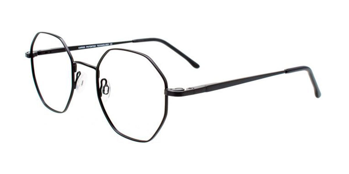 Satin Black Cargo C5054 Eyeglasses.
