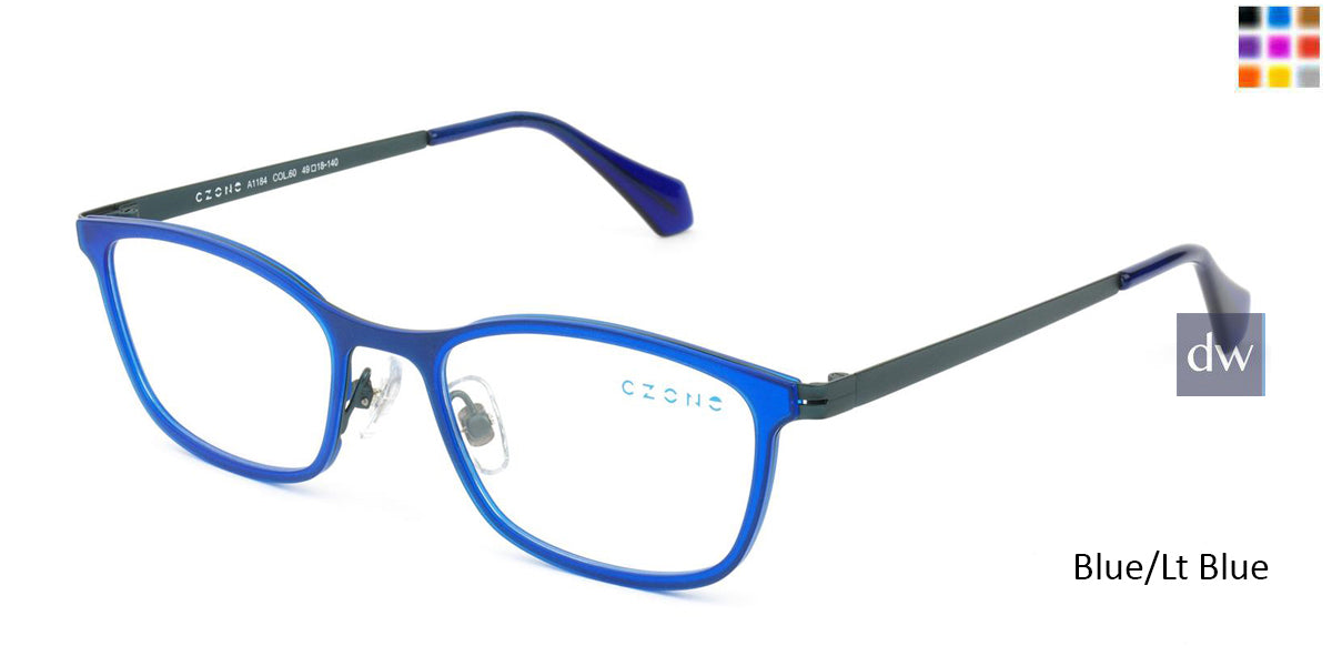 Blue/Lt Blue C-Zone A1184 Eyeglasses Teenager.
