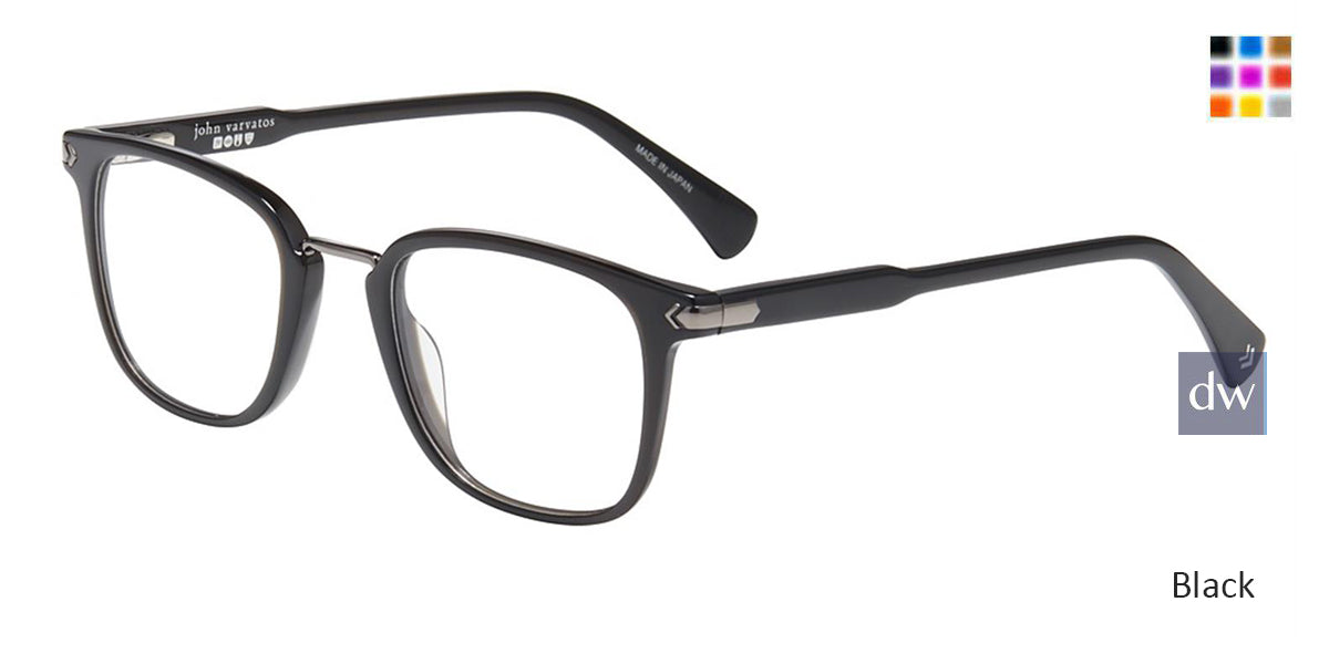 Black John Varvatos VJV423 Eyeglasses - Teenager