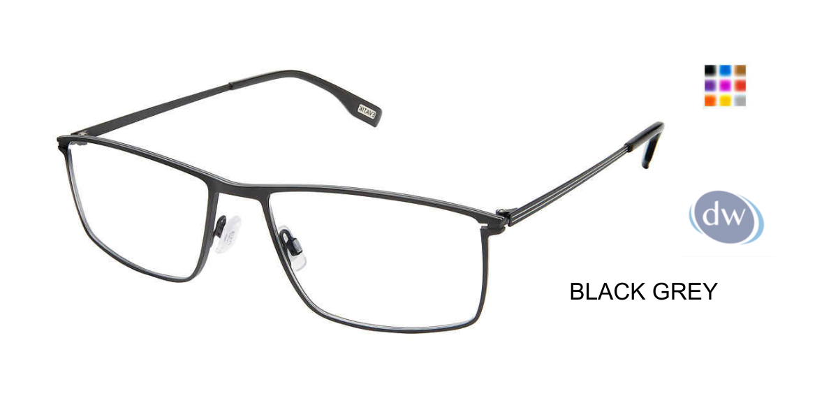 EVATIK E-9226 Eyeglasses BLACK GREY