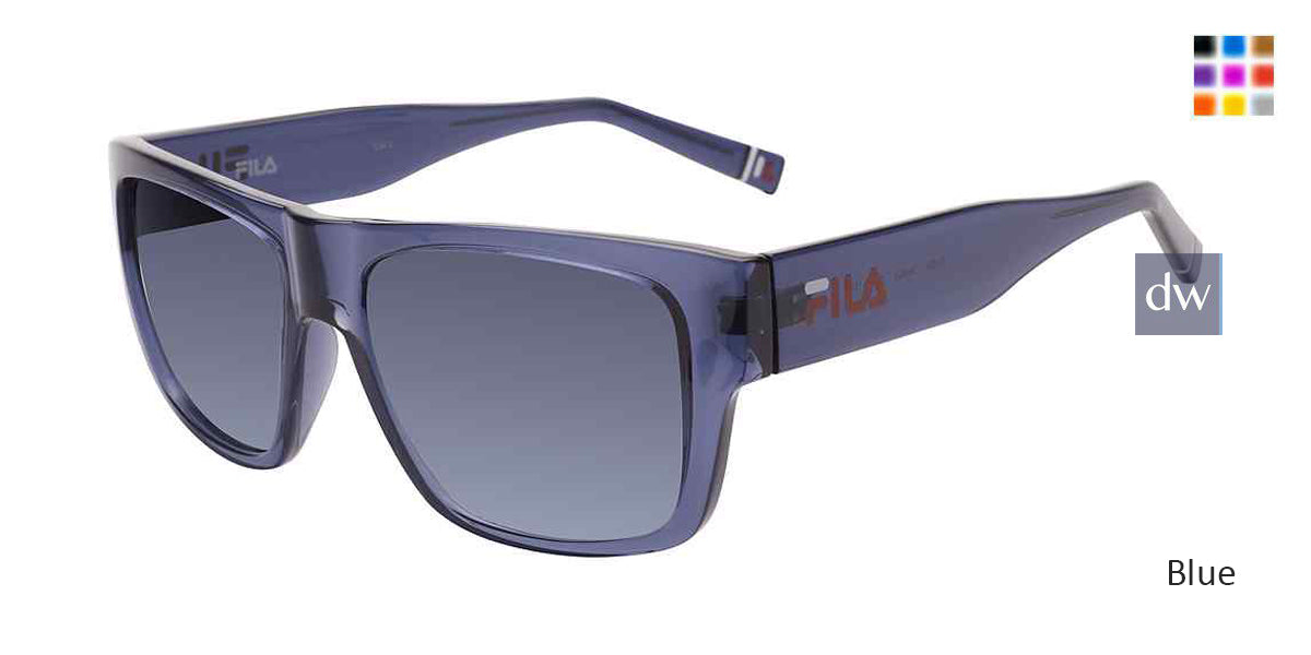 Blue Fila SFI281 Sunglasses