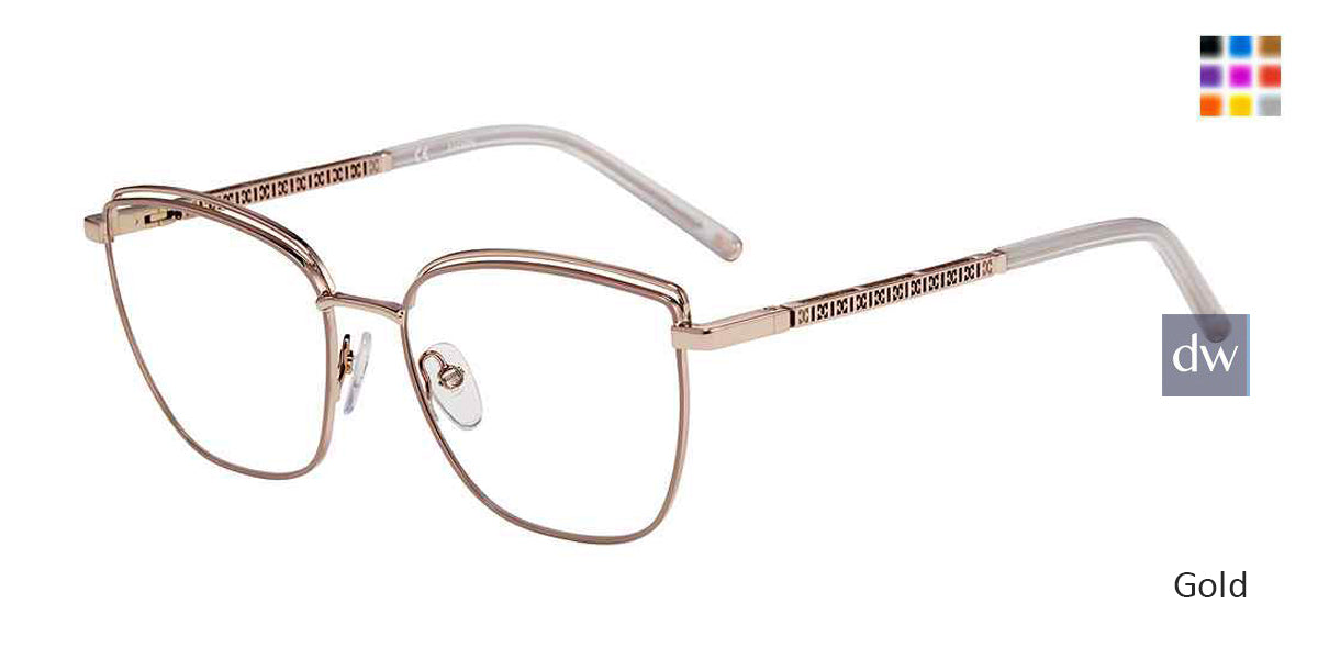 Gold Escada VESD24 Eyeglasses