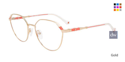Gold Yalea VYA017 Eyeglasses