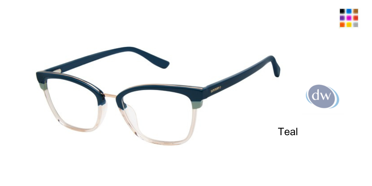 SUPERDRY SDOW007T Eyeglasses Teal