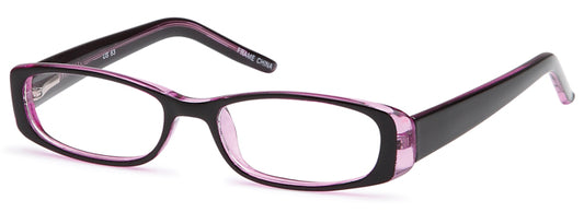 Black Purple CAPRI 4U US63 Eyeglasses