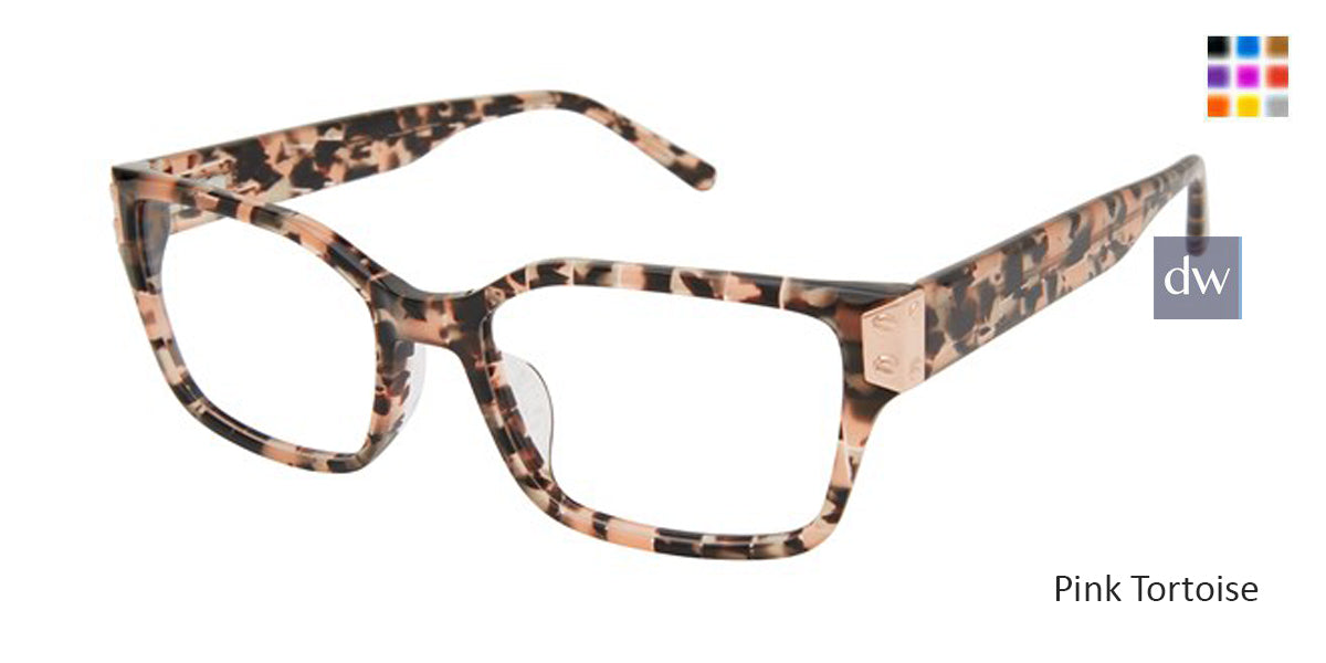 Pink Tortoise L.A.M.B. LAUF088 Eyeglasses