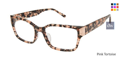 Pink Tortoise L.A.M.B. LAUF088 Eyeglasses