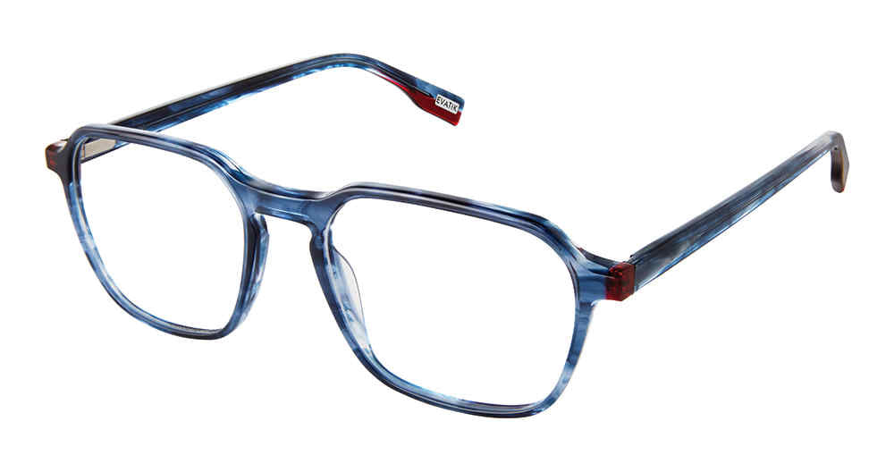 EVATIK E-9248 Eyeglasses Navy Red