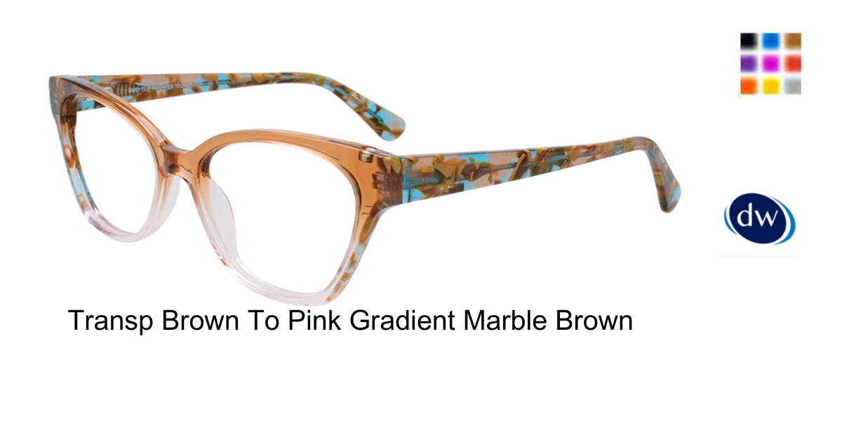 Transp Brown To Pink Gradient Marble Brown