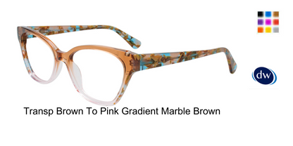 Transp Brown To Pink Gradient Marble Brown