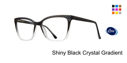 Shiny Black Crystal Gradient