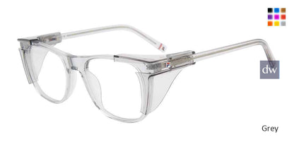 Grey Fila VFI185 Eyeglasses