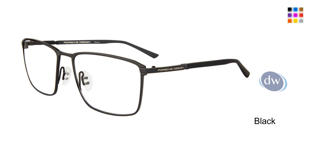 PORSCHE DESIGN P8397 Eyeglasses Black