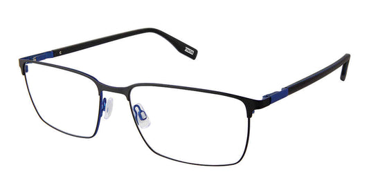 EVATIK E-9264 Eyeglasses BLACK COBALT