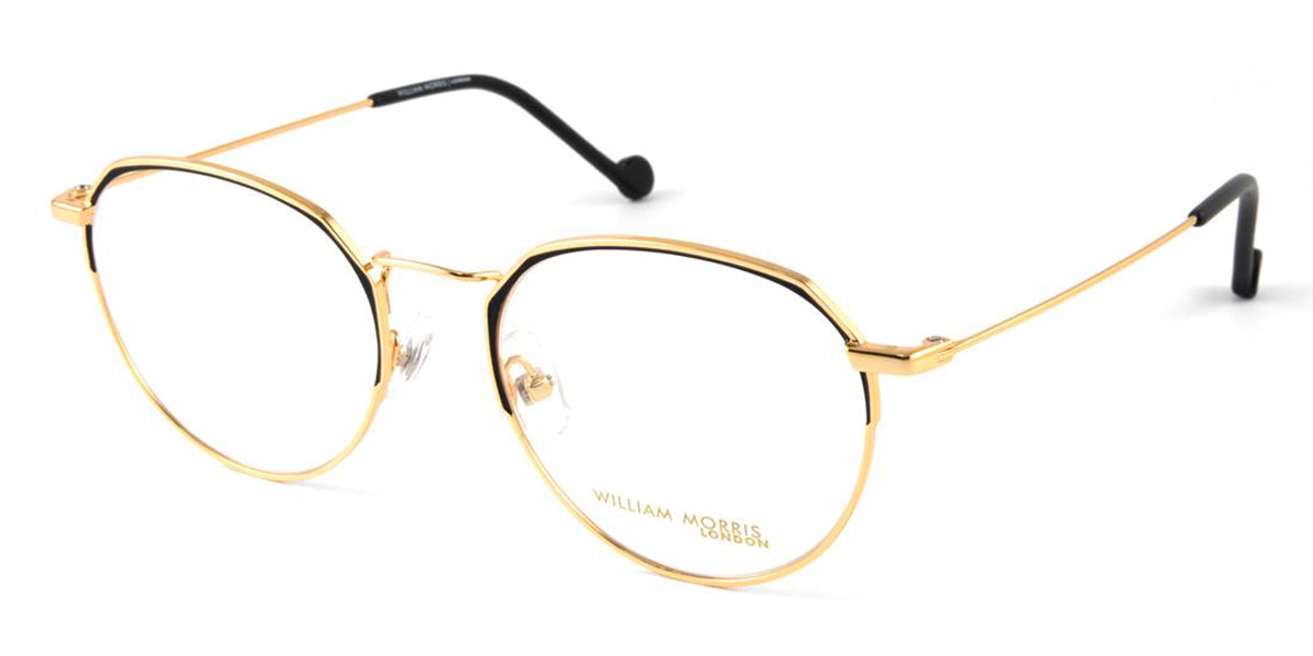 Gold/Black William Morris London WM50100 Eyeglasses.