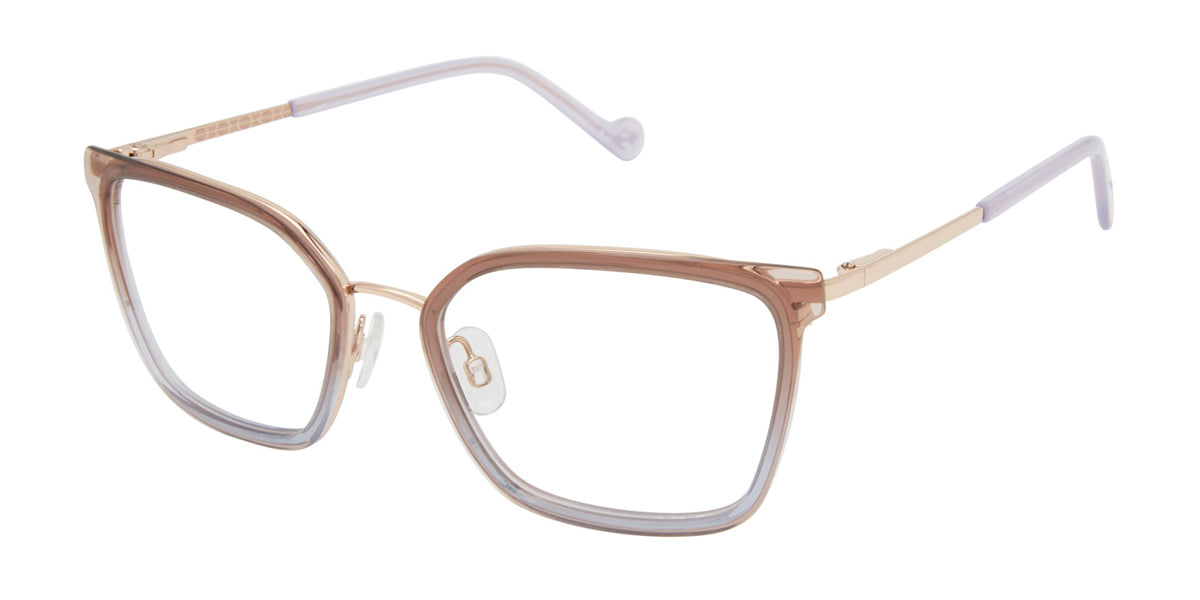 Brown/Rose Gold Mini 761011 Eyeglasses.