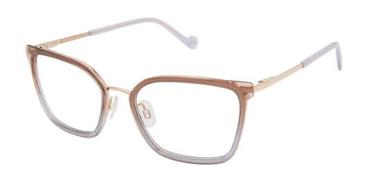 Brown/Rose Gold Mini 761011 Eyeglasses.