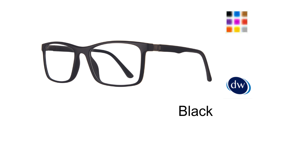 Black Eight to Eighty Sebastian Eyeglasses