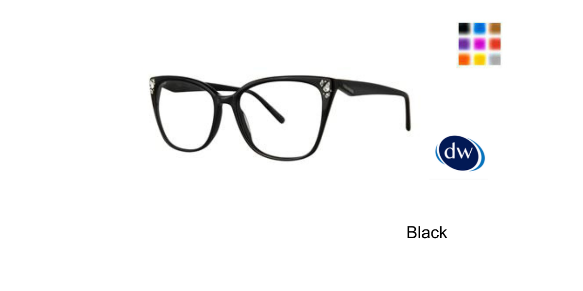 Black            Vera Wang Anora Eyeglasses