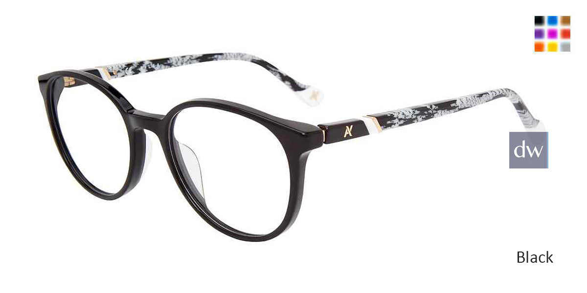 Black Yalea VYA007 Eyeglasses