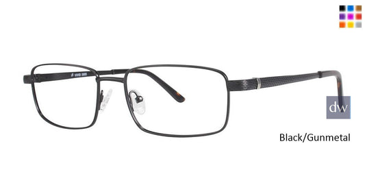 Black/Gunmetal Vivid Collection Vivid 3005 Eyeglasses.