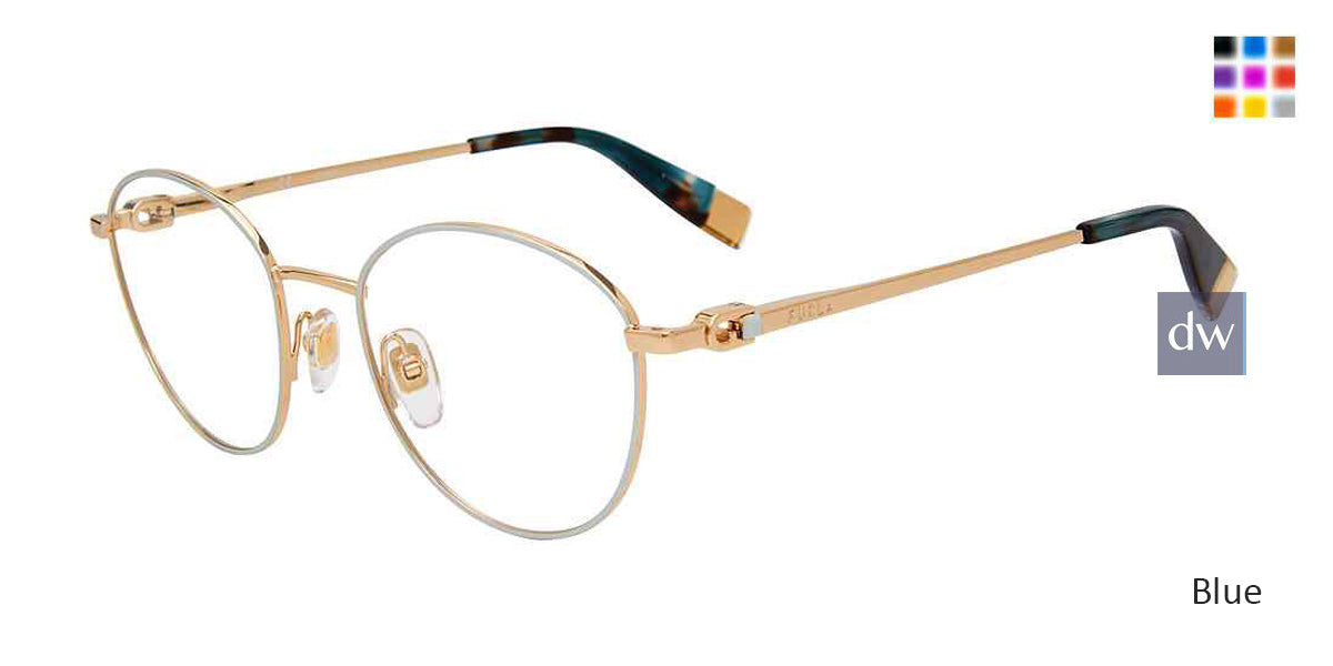 Blue Furla VFU589 Eyeglasses