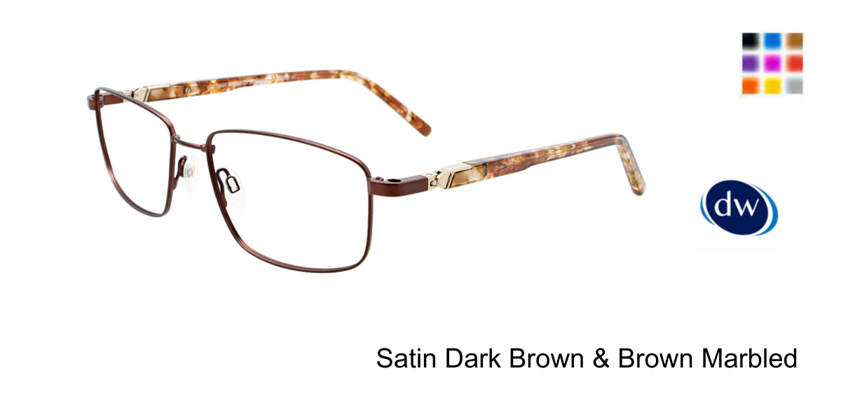 Satin Dark Brown & Brown Marbled