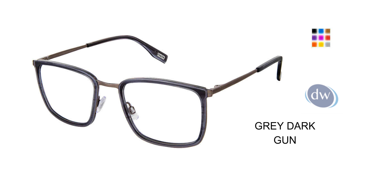 EVATIK E-9252 Eyeglasses Grey Dark Gun