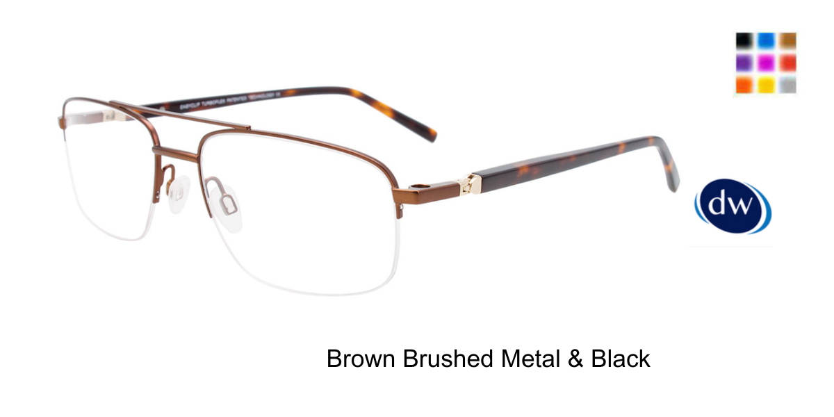 Brown Brushed Metal Black