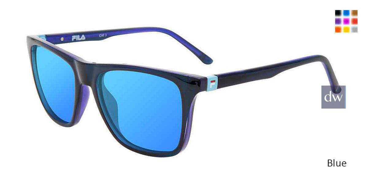 Blue Fila SFI155 Sunglasses - Teenager