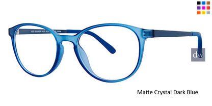 Matt Crystal Dark Blue Vivid Collection Vivid 2018 Eyeglasses.