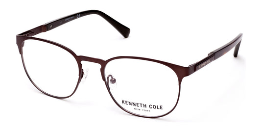 Matte Dark Brown Kenneth Cole New York KC0267 Eyeglasses.