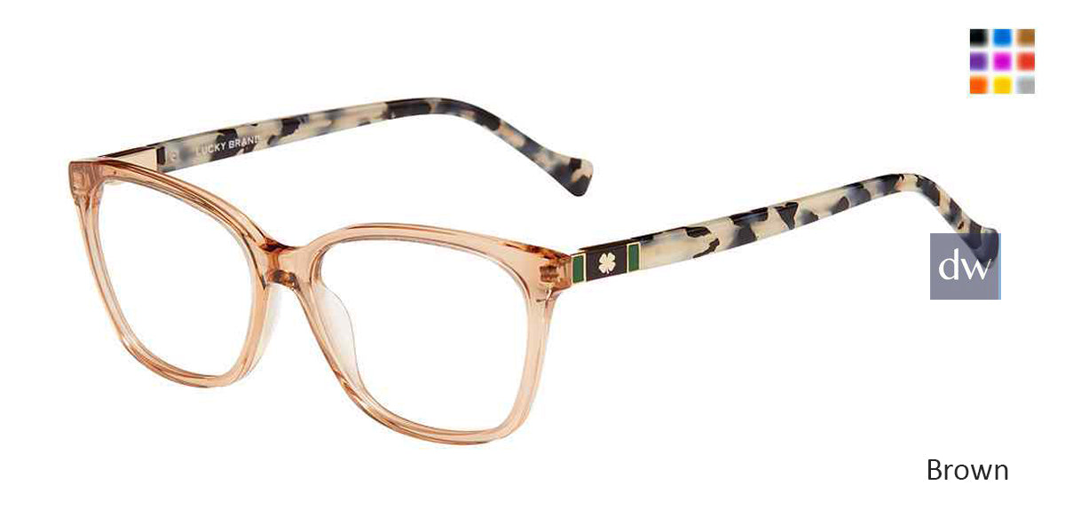 Brown Lucky Brand VLBD241 Eyeglasses