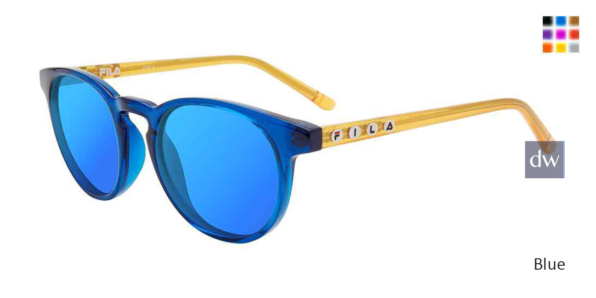 Blue Fila SFI156 Sunglasses