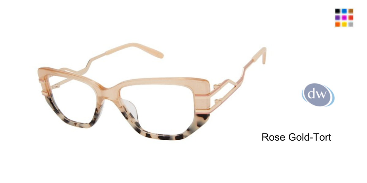 Rose Gold Tort          VICTOR GLEMAUD X TURA VGO009 Eyeglasses