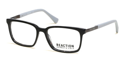 Shiny Black Kenneth Cole Reaction KC0825 Eyeglasses.
