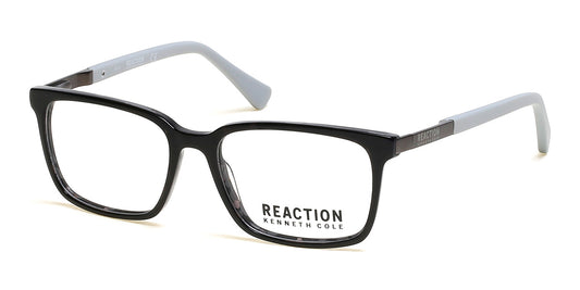 Shiny Black Kenneth Cole Reaction KC0825 Eyeglasses.