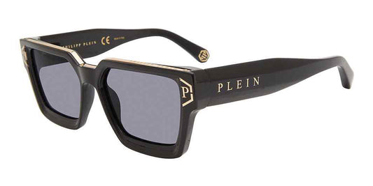 Black Philipp Plein SPP005M Sunglasses.