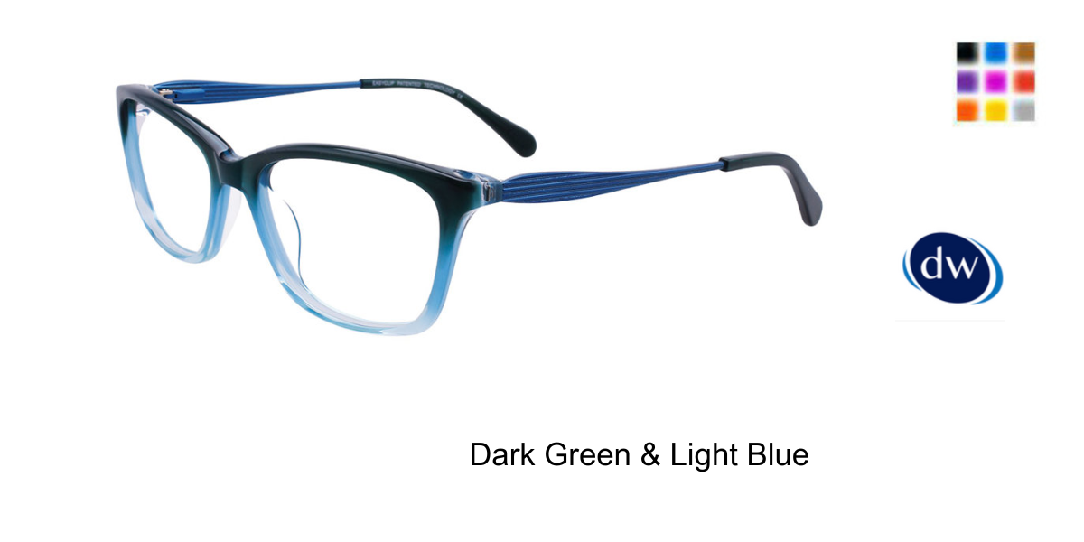 Dark Green Light Blue