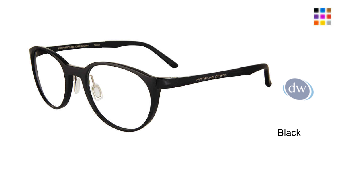 PORSCHE DESIGN P8342 Eyeglasses Black