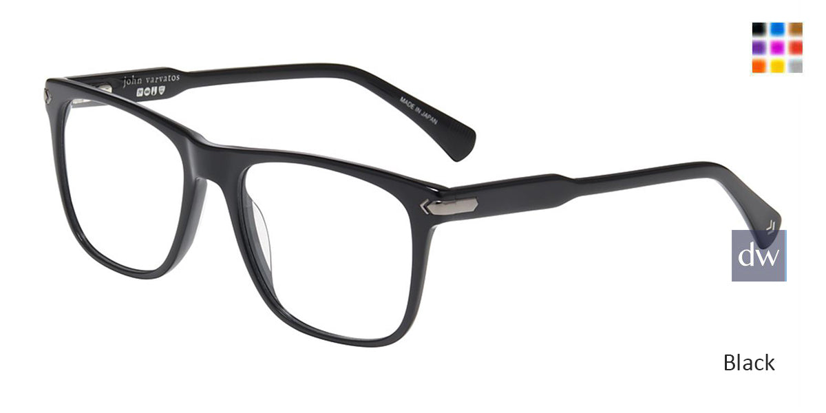 Black John Varvatos VJV422 Eyeglasses