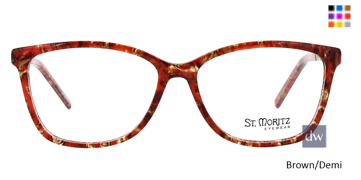 Brown/Demi ST. Moritz RUBY Eyeglasses