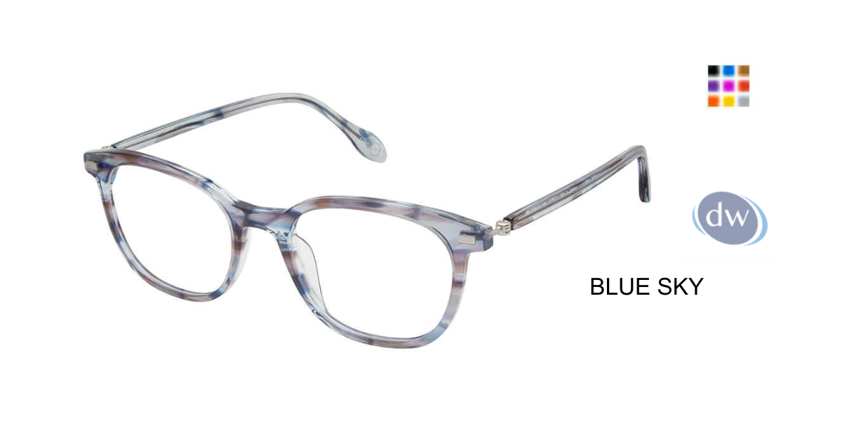 FYSH F-3716 Eyeglasses Blue Sky