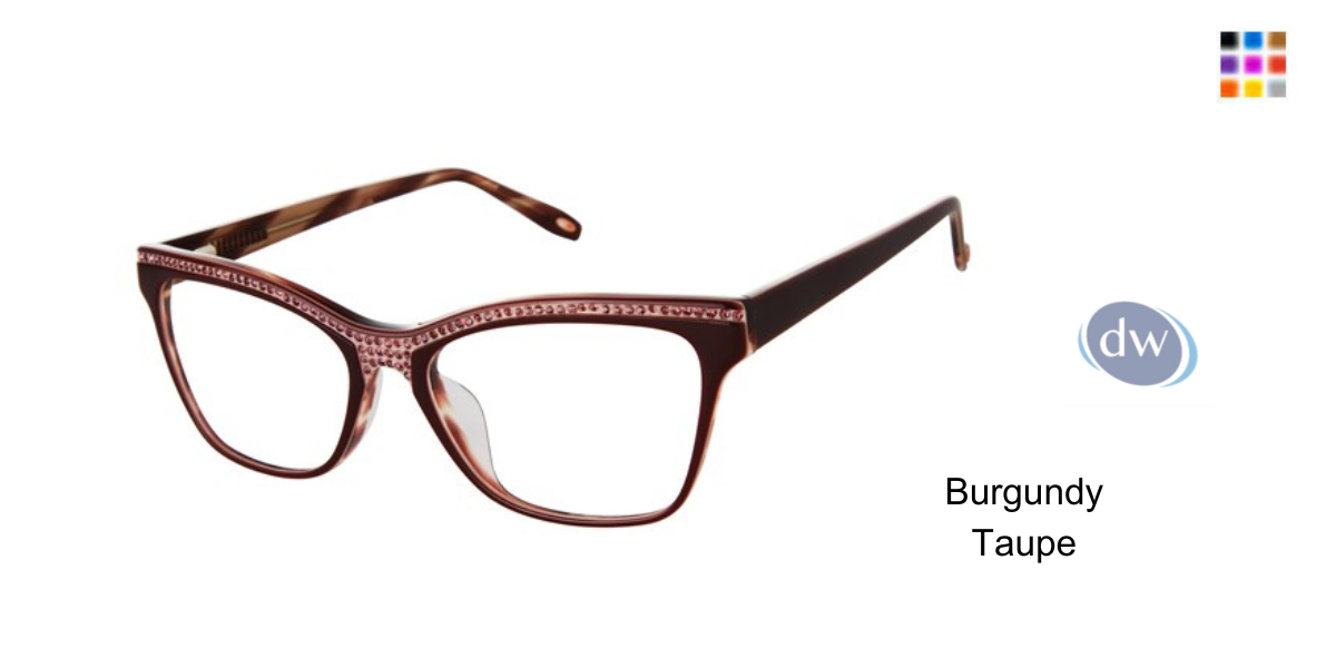 Burgundy Taupe                  VICTOR GLEMAUD X TURA VGO024 Eyeglasses